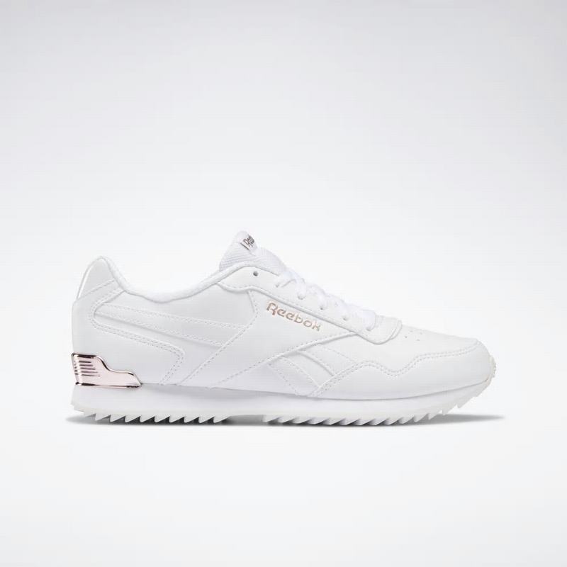 Tenisi Reebok Royal Glide Ripple Clip Dama Albi/Roz Aurii Romania QH3784VQ
